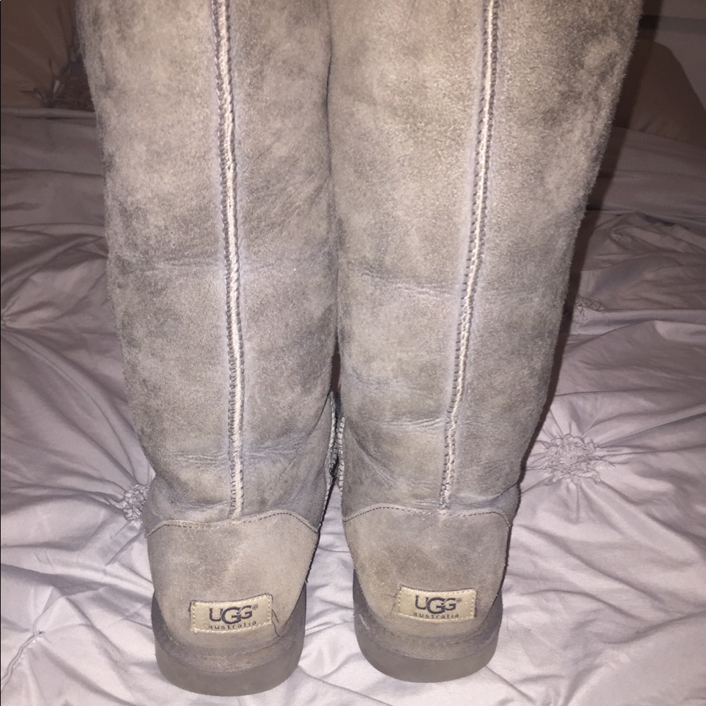 Tall grey uggs